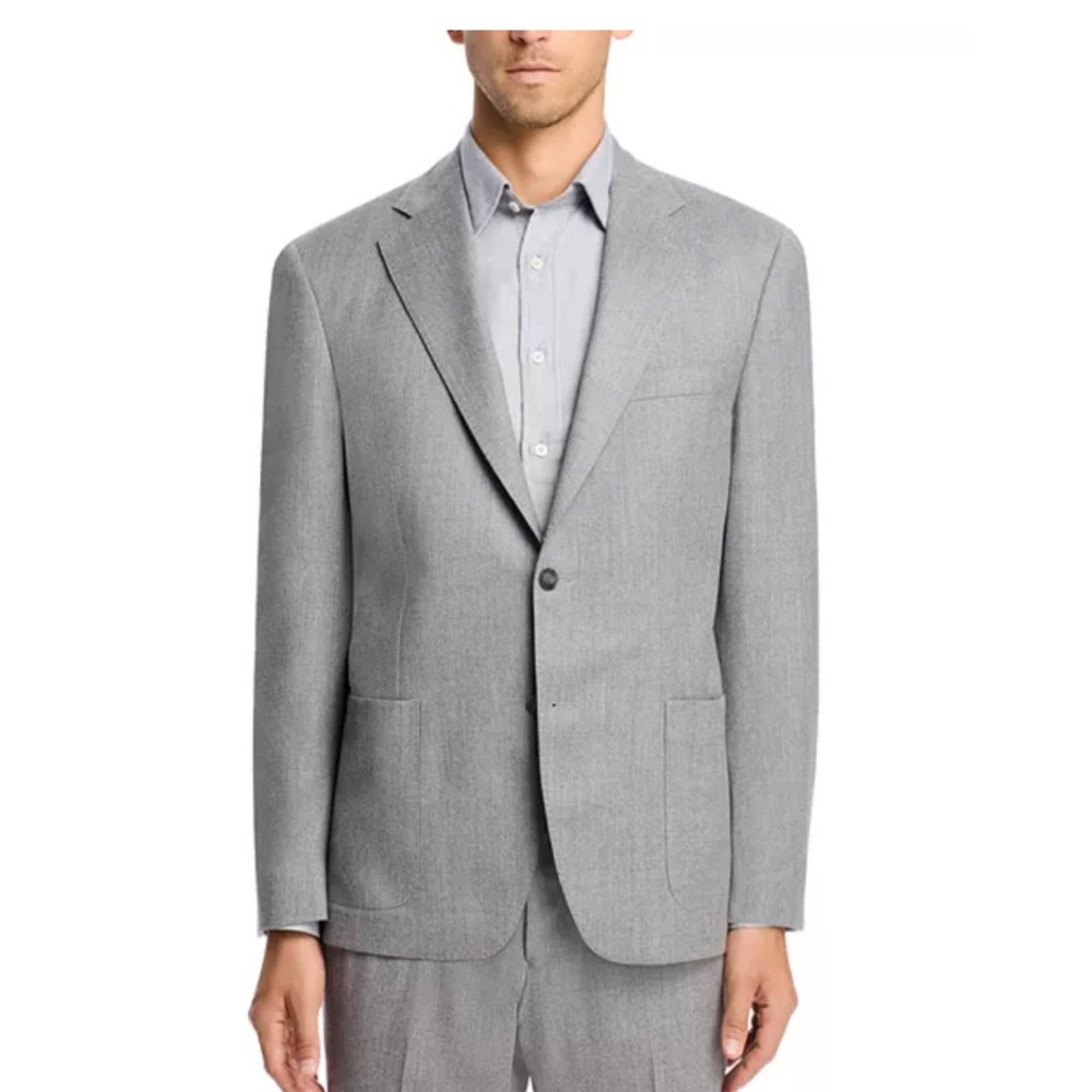 Vince Wool Silk Suit Jacket
